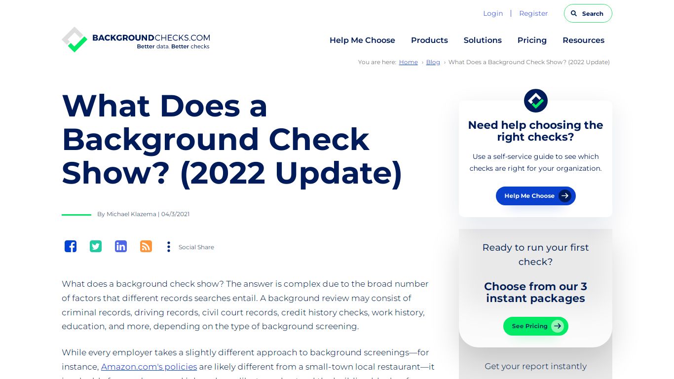 What Does a Background Check Show? (2022 Update)